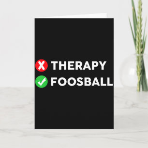 Grappige Tafelvoetbal Voetbal Foosball Liefhebber  Kaart