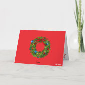 Grappige Taj Mahal Kerstkaart. Kaart (Achterkant)