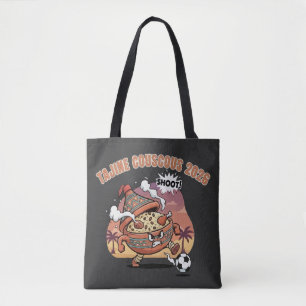 Grappige Tajine & Couscous Voetbal Karakter 2026 Tote Bag