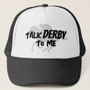 Grappige talk derby voor mij trucker hoed pet