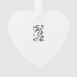 Grappige Tand Fee - Schattig Eenhoorn Ik Verloor M Ornament