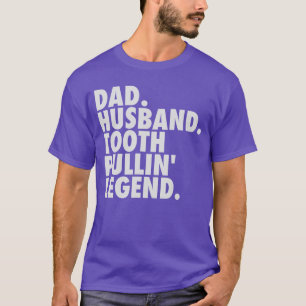 Grappige tandarts cadeaus mannen zoon echtgenoot v t-shirt