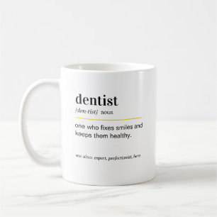 Grappige Tandarts Definitie Cadeau Koffiemok