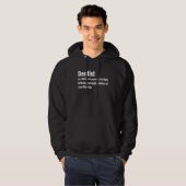 Grappige Tandarts Definitie Joke Tandheelkundige G Hoodie (Voorkant volledig)