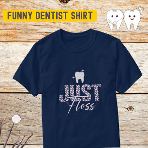 Grappige tandarts Floss T-shirt