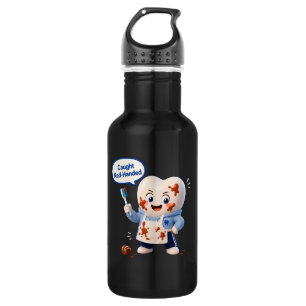 Grappige Tandarts Humor Chocolade Aluminium Waterf Waterfles