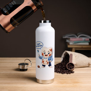 Grappige Tandarts Humor Chocolade RVS Waterfles