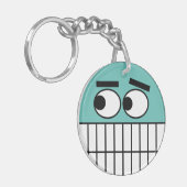 Grappige tandarts kantoor sleutelhanger (Voorkant Links)