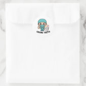 GRAPPIGE TANDARTS : TANDEN REDDEN STICKER (Tas)