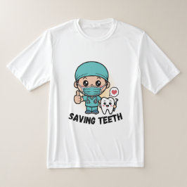 GRAPPIGE TANDARTS : TANDEN REDDEN T-SHIRT