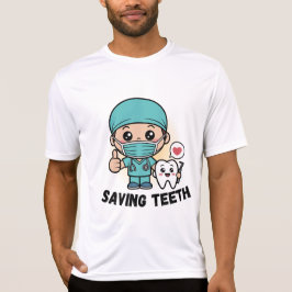 GRAPPIGE TANDARTS : TANDEN REDDEN T-SHIRT