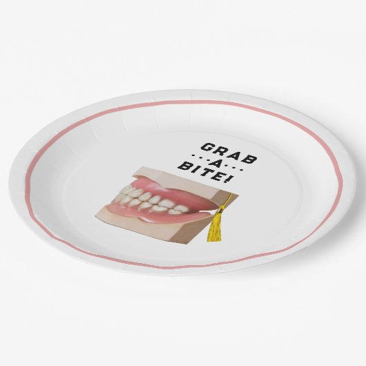 Grappige Tandarts Tandheelkundige School Papieren Bordje (Gekanteld)