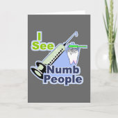 Grappige Tandartsen en Hygiënisten Kaart (Voorkant)