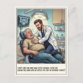 Grappige Tandartspraktijk Cartoon Briefkaart (Voorkant)