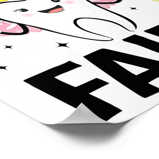 Grappige tandenfee Halloween kostuum voor vrouwen  Poster (Hoek)