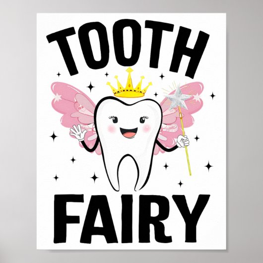Grappige tandenfee Halloween kostuum voor vrouwen  Poster (Voorkant)