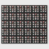 Grappige Tandheelkundige Kersttanden Schattigee Xm Cadeaupapier (Vlak)