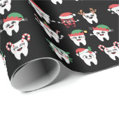 Grappige Tandheelkundige Kersttanden Schattigee Xm Cadeaupapier (Rol Hoek)