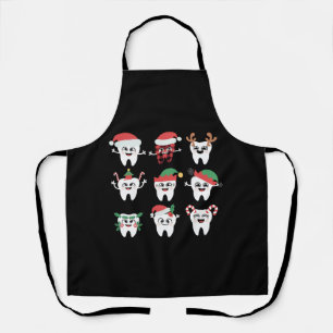 Grappige Tandheelkundige Kersttanden Schattigee Xm Schort