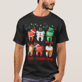 Grappige Tandheelkundige Kersttanden Schattigee Xm T-shirt