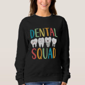 Grappige tandheelkundige ploeg Happy Smile tanden  Trui (Voorkant)
