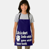Grappige tandheelkundige quote schort (Insitu)