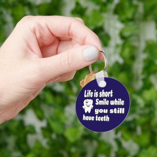Grappige tandheelkundige quote sleutelhanger (Hand)