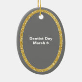 Grappige Tandpasta en Tand Ornament (Achterkant)