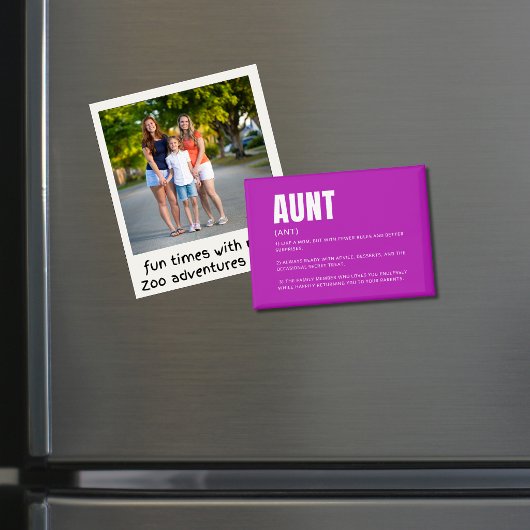 Grappige tante definitie magneet