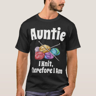 Grappige tante ik brei dus ik ben breien haken t-shirt