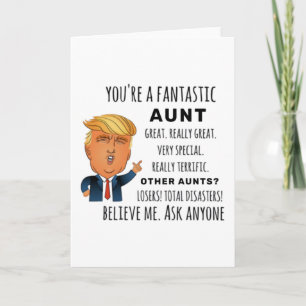 Grappige tante verjaardag beste cadeau kaart