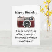 Grappige tante verjaardagskaarten kaart (Gele Bloem)