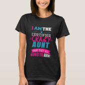 grappige tante word art t-shirt (Voorkant)