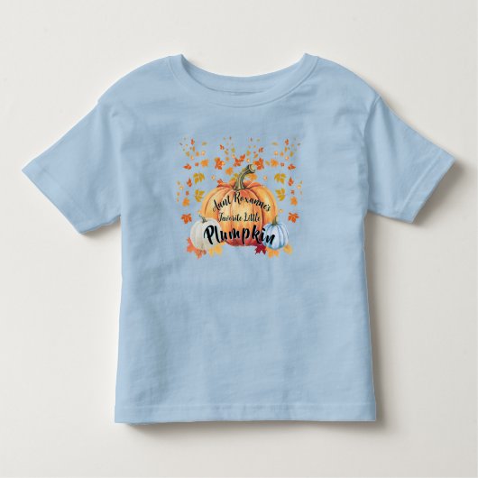 Grappige Tante's Favoriete Kleine Plumpkin Quote B Kinder Shirts (Voorkant)
