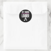 Grappige Tap Dance Teacher Gift Tap Dancing Slogan Ronde Sticker (Tas)