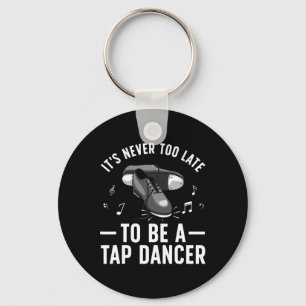 Grappige Tap Dancing Art Voor Mannen Vrouwen Line Sleutelhanger