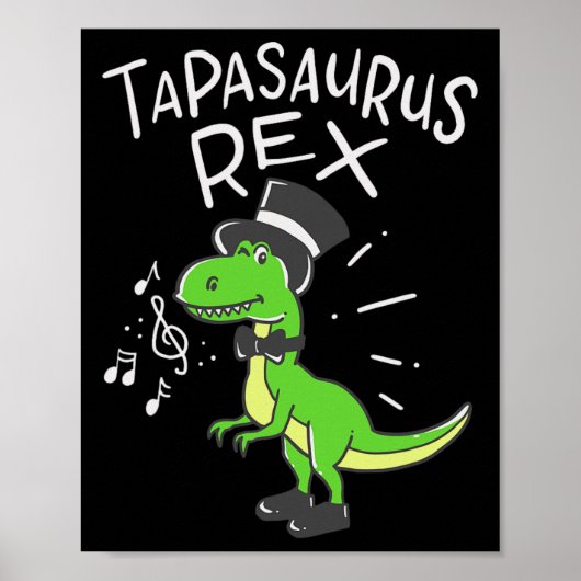 Grappige tapdanscadeaus voor tapdansers dansende D Poster (Voorkant)