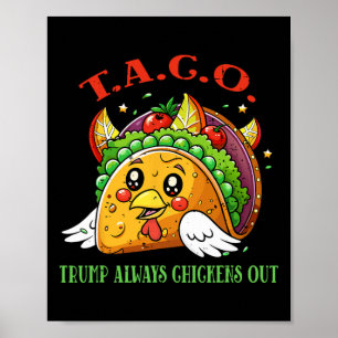Grappige Tarieven Meme Sarcastische Taco Trump Alt Poster