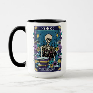 Grappige Tarot De Lezer Kaart Skelet Mok