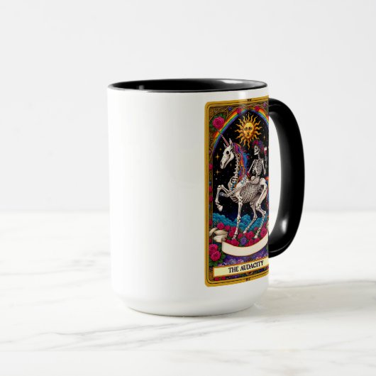 Grappige Tarot Kaart/De Audacity Mok (Voorkant rechts)
