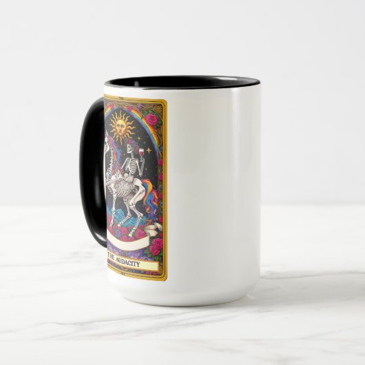 Grappige Tarot Kaart/De Audacity Mok (Voorkant links)
