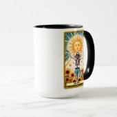 Grappige Tarot Kaart/De Zon Mok (Voorkant rechts)