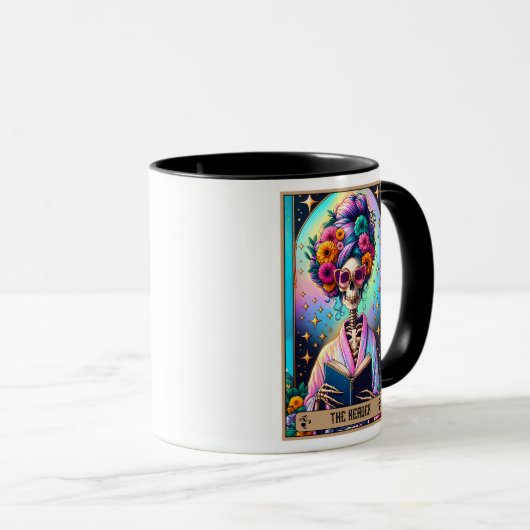 Grappige Tarot Kaart/Moederdag/The Reader Mok (Voorkant rechts)