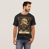 Grappige Tarot Kaart/Zodiac/Stier T-shirt (Voorkant volledig)