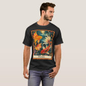 Grappige Tarot Kaart/Zodiac/Vissen T-shirt (Voorkant volledig)
