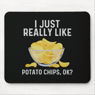 Grappige Tato Chips Kunst Voor Mannen Vrouwen Kind Muismat