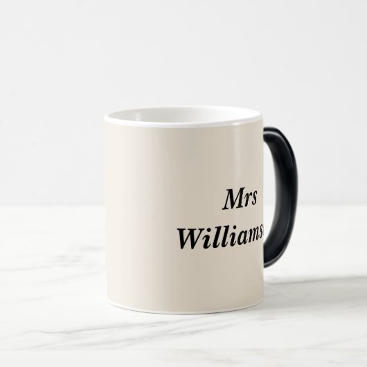 Grappige Tea Lover Docent Slogan Staffroom Magische Mok (Voorkant rechts)