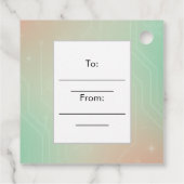 Grappige Tech Cadeaubijsluiter – “CAPTCHA-test ges Bedankjes Labels (Achterkant)