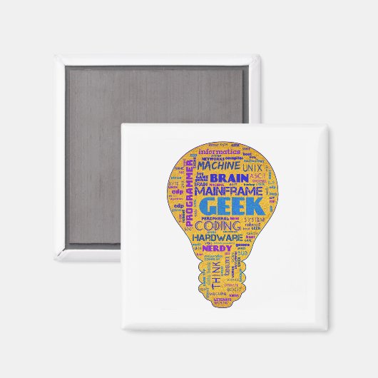 Grappige Tech Humor Geek - Coder Cadeau Magneet (Voorkant / Achterkant)