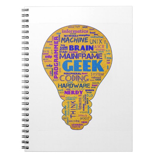 Grappige Tech Humor Geek - Coder Cadeau Notitieboek (Voorkant)